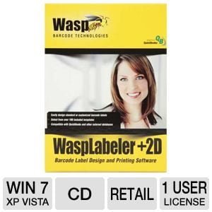 Wasp WaspLabeler +2D Barcode Label Design Software - 1 User License (6