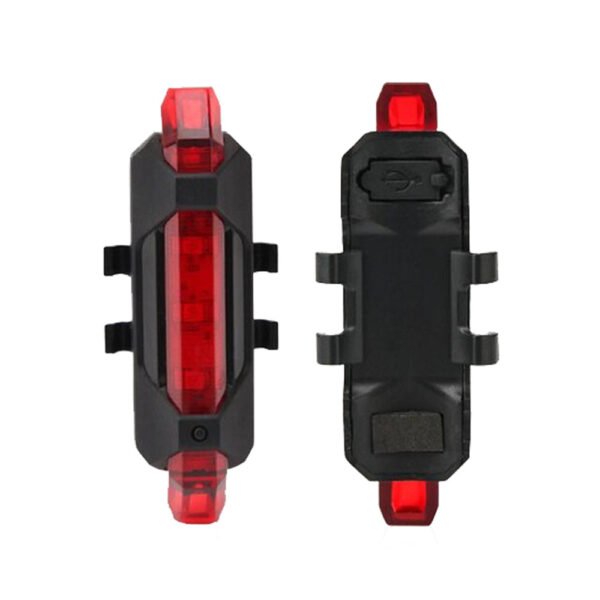 Red White USB Rechargeable Rear Warning Signal Light Kit For Xiaomi M365 Electric Scooter/Bicycle 2