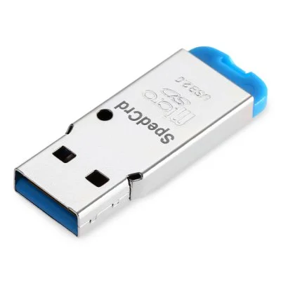 SpedCrd USB 2.0 Micro SD / TF Card Reader