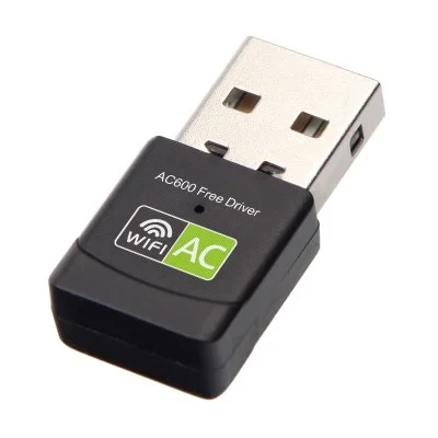 2.4+5 Ghz MIni Wireless USB Wifi Adapter Free Driver Receiver 600Mbps
