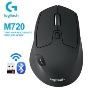 Logitech M720 Triathlon Multi-Device Wireless Mouse Easy-Switch Technology Bluetooth Mice