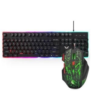 HXSJ J40 Punk Keycap Keyboard and Mouse Set