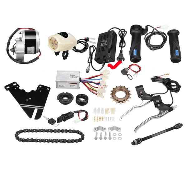 24V 250W Motorized Electric Bike Motor Controller With Charger E-Bike Scooter Conversion Kit 2