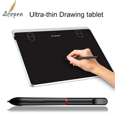 Acepen AP604 Drawing Tablet 6 x 4 Inch Digital Graphics Tablet 8192 Pressure Use on Windows Mac Os