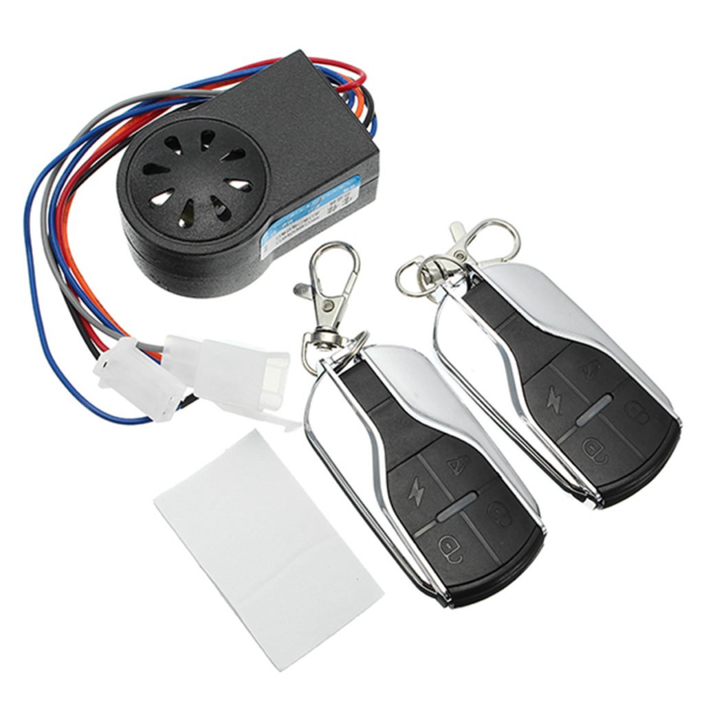 48V 60V 72V Scooter Remote Control Anti Theft Alarm Security System 1