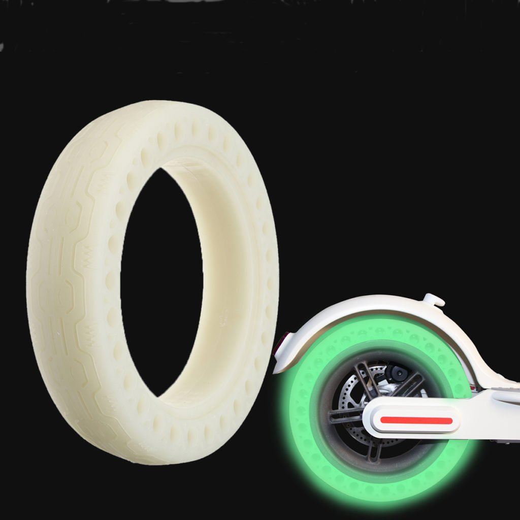 Noctilucent Luminous Fluorescent Hollow Solid Tire Explosion-proof For Xiaomi Mijia M365 Electric Scooter 1